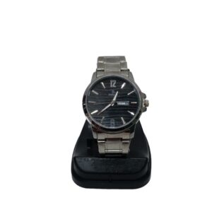 Initial Gents Watch Metal Strap Analog/Date/Day