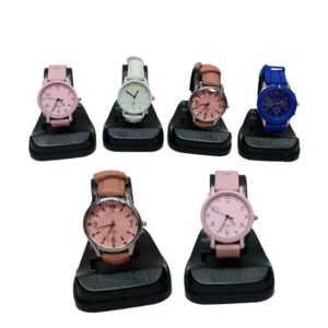 Ladies Watch Plastic Strap/Leather