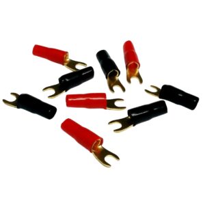 Targa Spade Terminal 8G Pair Red/Black