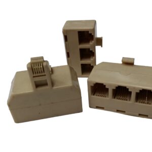 Telephone Splitter 3 Way Rj11 M