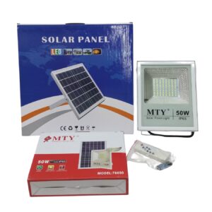 Mty 50W Flood Light + 15W Solar Panel
