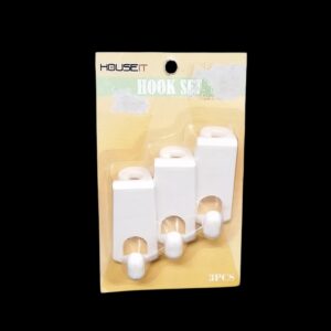 Hook 3 Piece Set Plastic