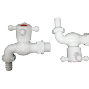 Garden Tap Plastic White