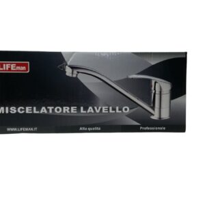 Mascelatore Lavello Lever Wall Sink Mixer Round