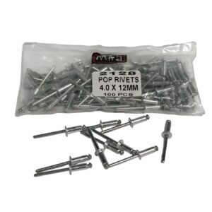 Pop Rivet 4Mmx12mm 100Pk