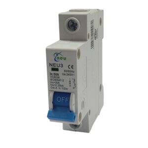Circuit Breaker 50A Nur 6Ka S/Pol 19Mm
