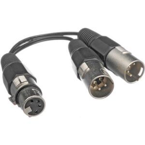 Xlr Female To 2 X Xlr Male 50Cm