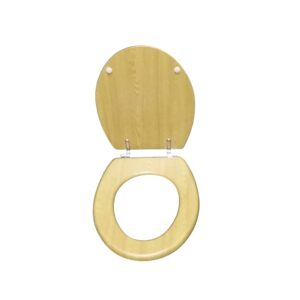 Toilet Seat Oak Wooden