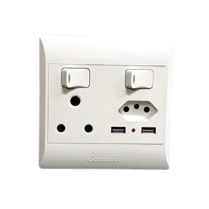 Hello Today 1X16a +1X10a Switch Socket +2Usb