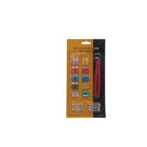 10Pc Plug In Fuse With Auto Tester
