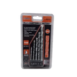 Horusdy Masonary Drill Bits Set 5Pc