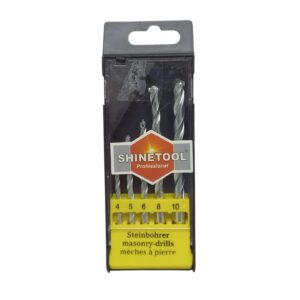 Shine Tool 5Pc Masonry Drill Bit Set