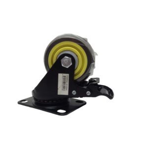 3 Inch Cartwheel With Brake Grey