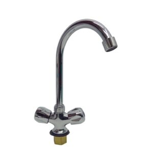 Aiyi Double Faucet Stainless Steel Tap