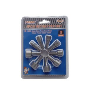 Posgit 9Pcs Nutsetter Set