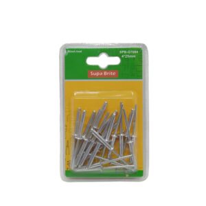 Blind/Pop Rivets 4X25mm 16Pc