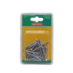 Flat Head Self Drilling Screw 4X32mm 20Pc