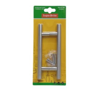 S/Steel T-Drawer Handle 2Pc 150Mm
