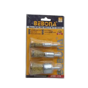 Bebona 3Pcs Wire Brush Set With Shank