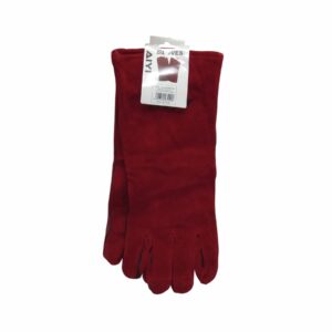 Red Welding Gloves Long 40Cm