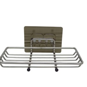 Single Layer Soap Rack With Hook S/Steel