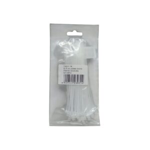 Cable Tie White Small 50Pce (3X150mm)