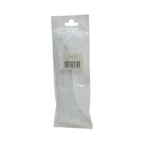 Cable Tie White Small 50Pce (3X200mm)
