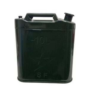Fuel Tank 10Lt Metal Army Green Colour