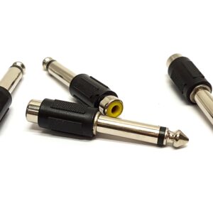 6.3Mm Mono M-Rca Fem Adaptor Fcon1
