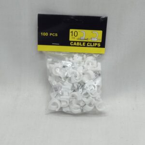Supabrite Cable Clips 10Mm 100Pc