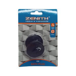Bath Plug 2Pce Black
