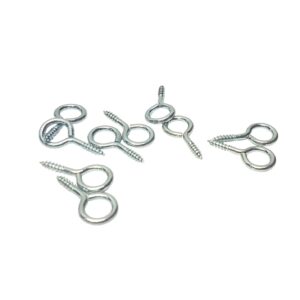 Curtains Wire Eyes Steel 10Pc