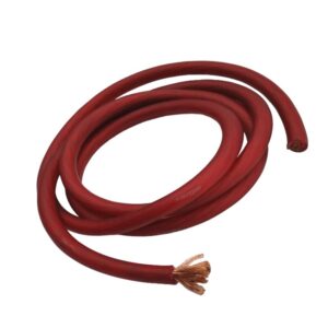 Power Cable 0G 100% Copper Red Soft (Per Meter)