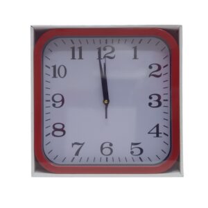 Supabrite Square Wall Clock (28X28cm)