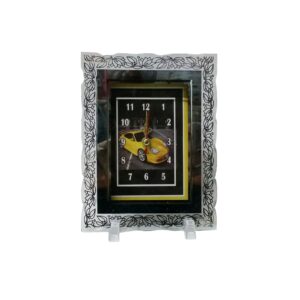 Clock Dad Yellow Car 17X13cm