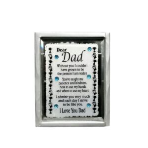 Plaque Dear Dad 10X7.5Cm