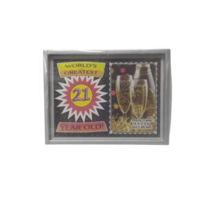 Plaque Worlds Greatest 21 12X16cm (Colour)