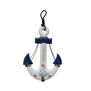 33Cm Wood Anchor Wall Art