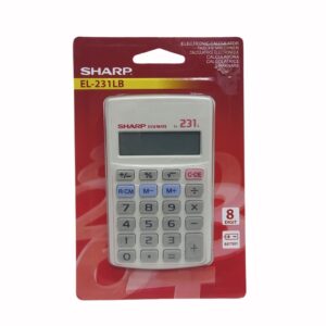 Sharp El231l 8 Digit Calculator
