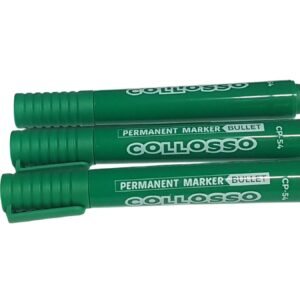 Green Collosso Permanent Marker Bullet (Each)