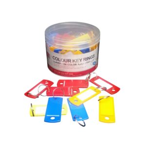 Keyrings Tags Asst Colors