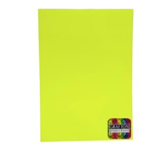 Grafton A4 160Gsm Board Pack Of 10 Day Glow Yellow