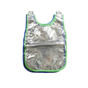 Primary School Clear Apron Double Sided With Trim Asst Col