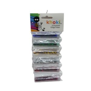Art And Craft Glitter 6Pce (Assorted Colours)