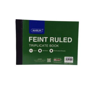 Marlin Triplicate A6 Feint Book