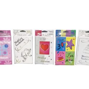 Invitation Cards Asstd 628309
