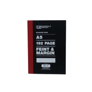 A5 192Page Feint & Hardcover Manuscript