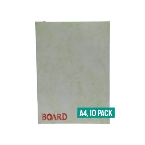 A4 Marble Green Board Pk Of 10