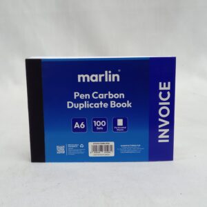 Marlin Tax Sales Invoice Duplicate A6 Book