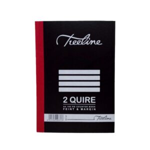 A4 2 Quire Feint And Margin 192 Page Counter Book12880500